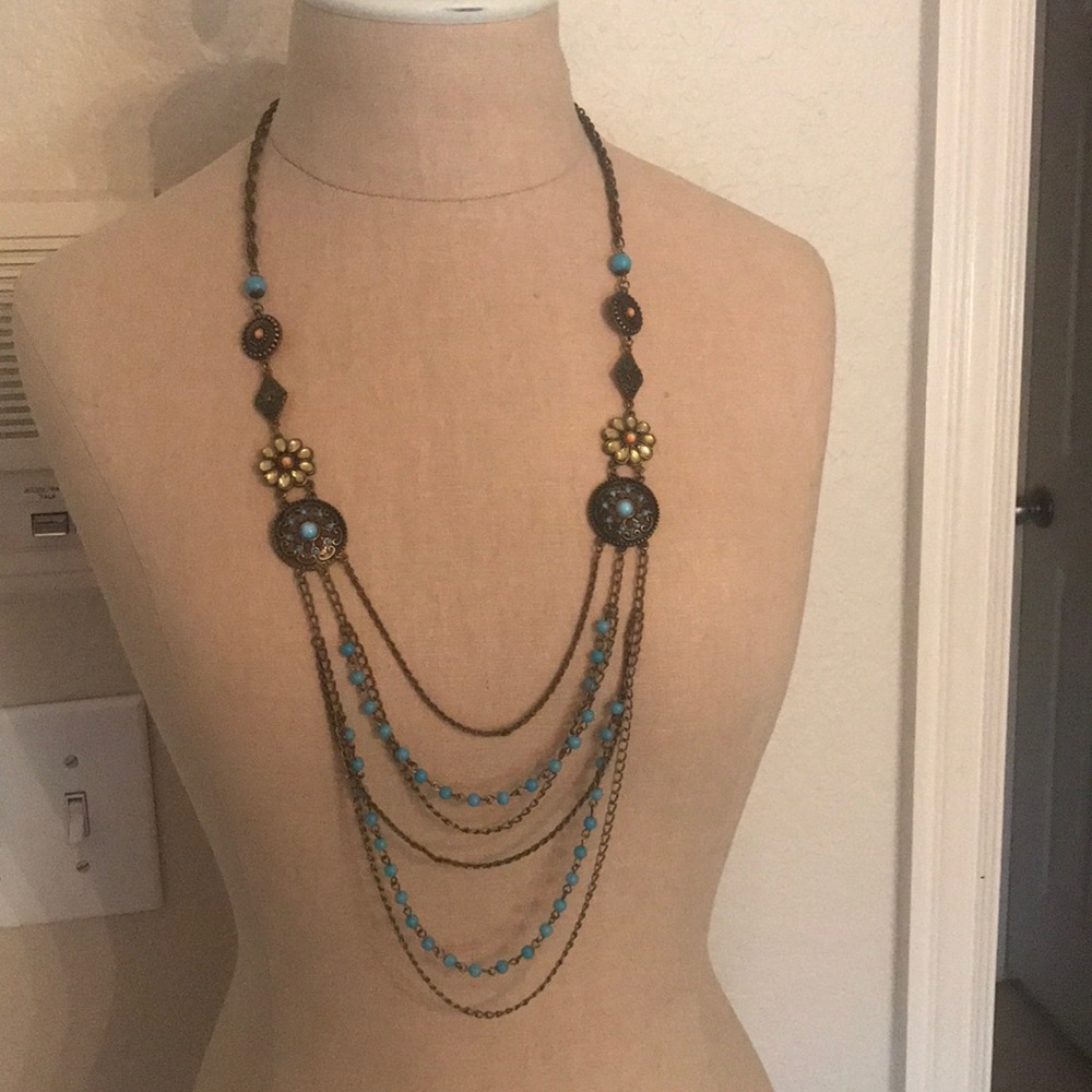 Boho style necklace